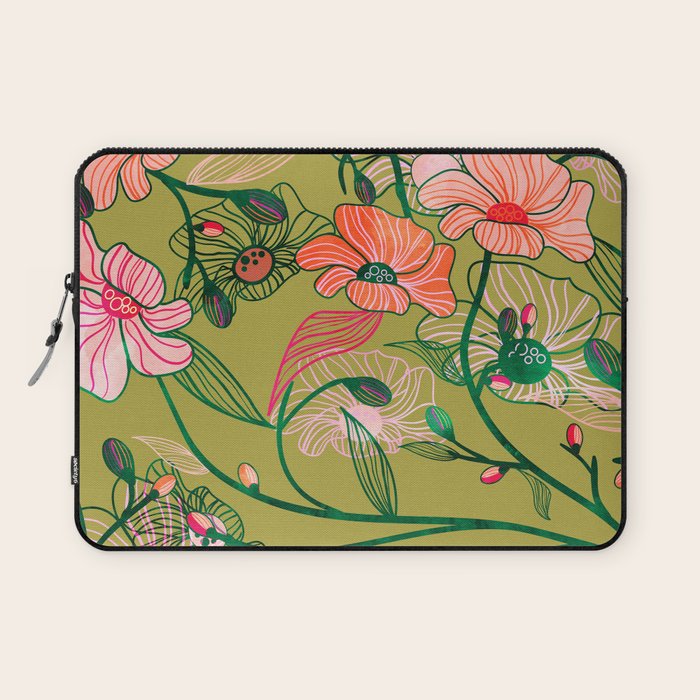 Twinning #illustration #pattern Laptop Sleeve Gallery Image 1