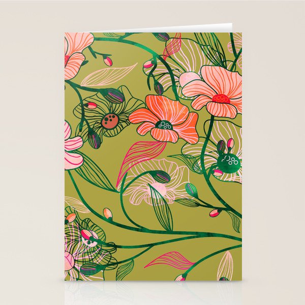 Twinning #illustration #pattern Stationery Card Gallery Image 2