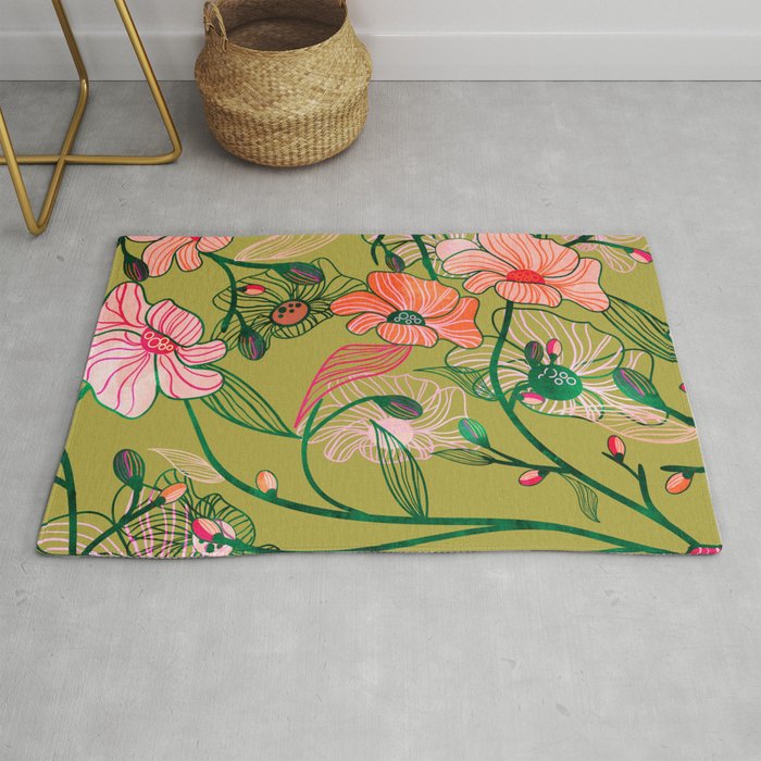 Twinning #illustration #pattern Rug Gallery Image 1