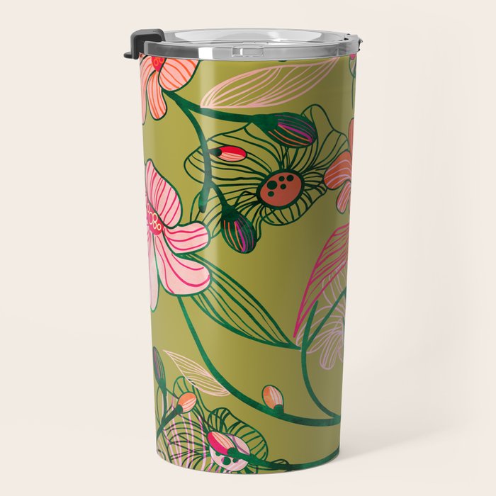 Twinning #illustration #pattern Travel Mug Gallery Image 3