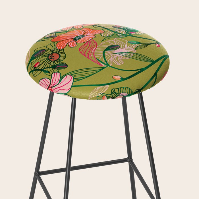 Twinning #illustration #pattern Stool Gallery Image 2