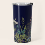 Magical Midnight Garden Wild Flower Art Travel Mug Gallery Image 2