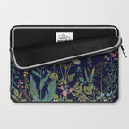 Magical Midnight Garden Wild Flower Art Laptop Sleeve Gallery Image 2
