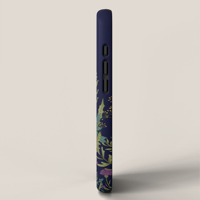Magical Midnight Garden Wild Flower Art iPhone Case Gallery Image 2