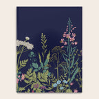 Magical Midnight Garden Wild Flower Art Notebook Gallery Image 4