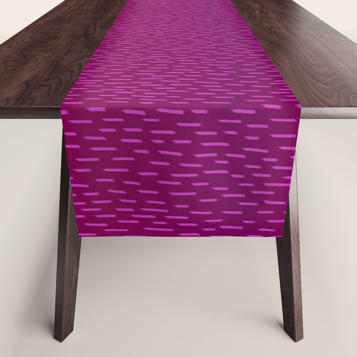 Magenta Dash Table Runner Gallery Image 1