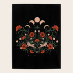 Modern tigers with red poppies Poster Gallery Image 4