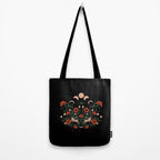 Modern tigers with red poppies Tote Bag Gallery Image 2