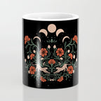 Modern tigers with red poppies Coffee Mug Gallery Image 4