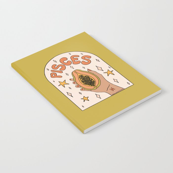 Pisces Papaya Notebook Gallery Image 1