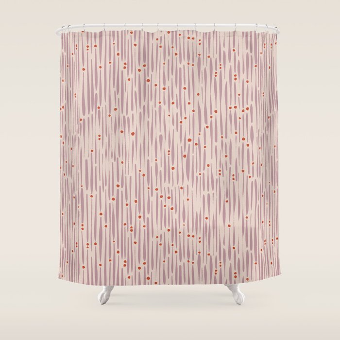 Simple Hand Drawn Pattern #14 Shower Curtain Gallery Image 1