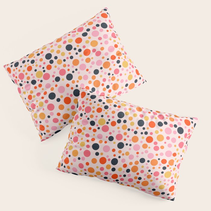 Bubbles: PATTERN 09 | The Peach Edition Pillow Sham Gallery Image 1