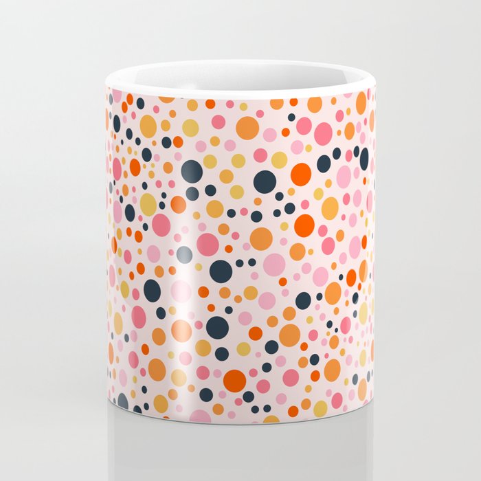 Bubbles: PATTERN 09 | The Peach Edition Coffee Mug Gallery Image 4