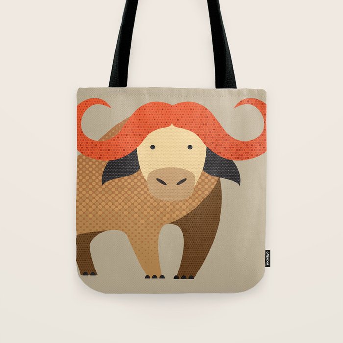 Whimsy Cape Buffalo II Tote Bag Gallery Image 1