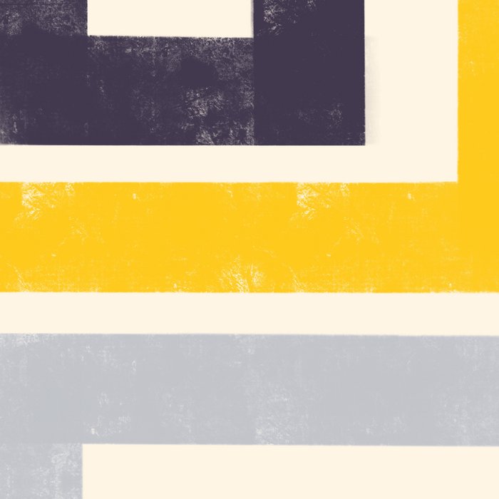 Modern Maze Abstract Geometric Painting  Coffee Mug Gallery Image 2
