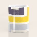 Modern Maze Abstract Geometric Painting  Coffee Mug Gallery Image 4