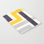 Modern Maze Abstract Geometric Painting  Notebook Gallery Image 2