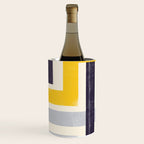 Modern Maze Abstract Geometric Painting  Wine Chiller Gallery Image 3