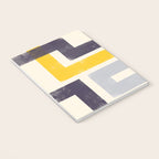 Modern Maze Abstract Geometric Painting  Notebook Gallery Image 3
