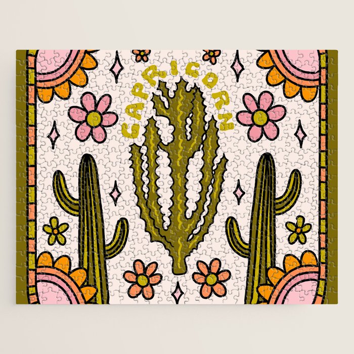 Capricorn Cactus Jigsaw Puzzle Gallery Image 1