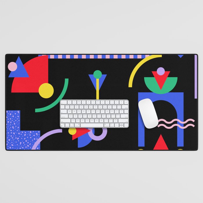 Memphis pattern 89 - 80s / 90s Retro Desk Mat Gallery Image 1