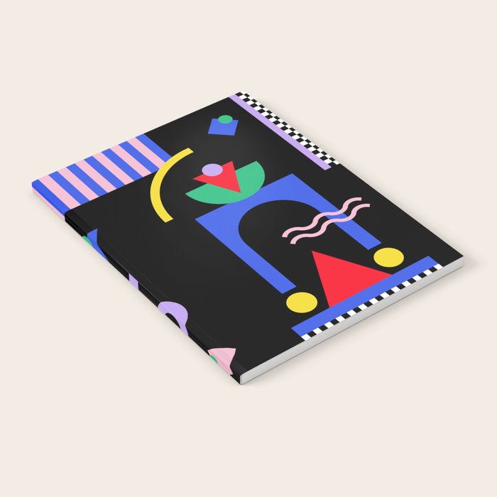 Memphis pattern 89 - 80s / 90s Retro Notebook Gallery Image 2