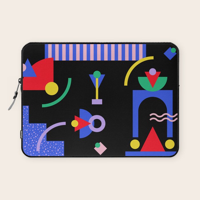 Memphis pattern 89 - 80s / 90s Retro Laptop Sleeve Gallery Image 1