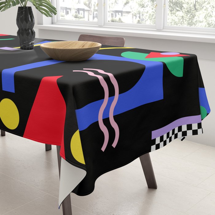 Memphis pattern 89 - 80s / 90s Retro Tablecloth Gallery Image 3