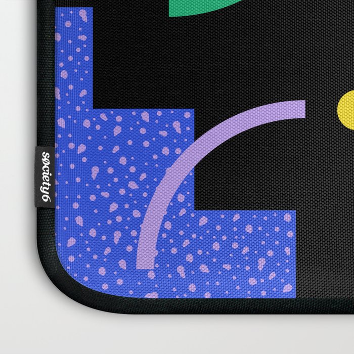 Memphis pattern 89 - 80s / 90s Retro Laptop Sleeve Gallery Image 3