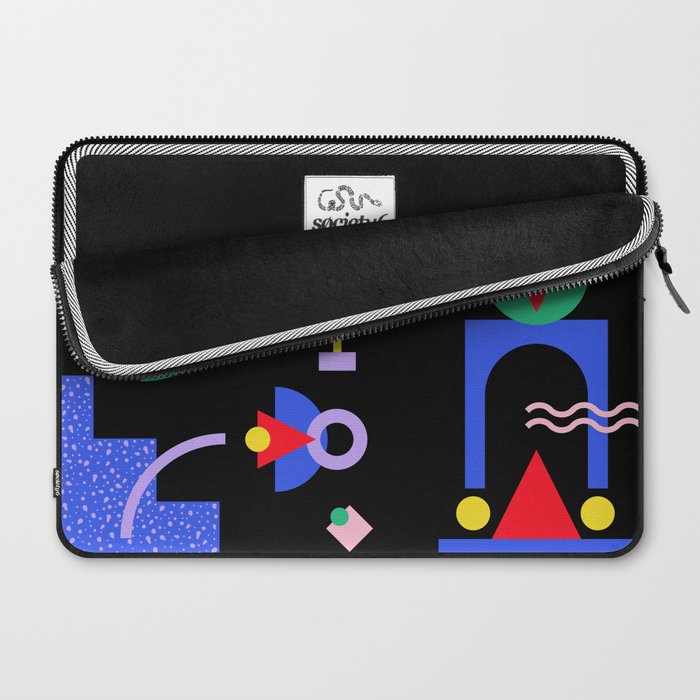 Memphis pattern 89 - 80s / 90s Retro Laptop Sleeve Gallery Image 2