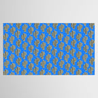 Sonora - blue, yellow, black, and white Tablecloth Gallery Image 2