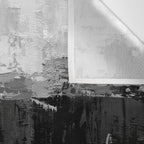 Black and White Textured Abstract Modern Monochrome Wall Art Wall Tapestry Gallery Image 3