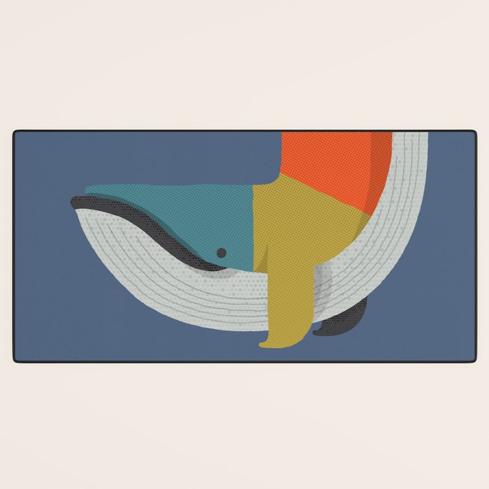 Blue Whale Desk Mat Gallery Image 3