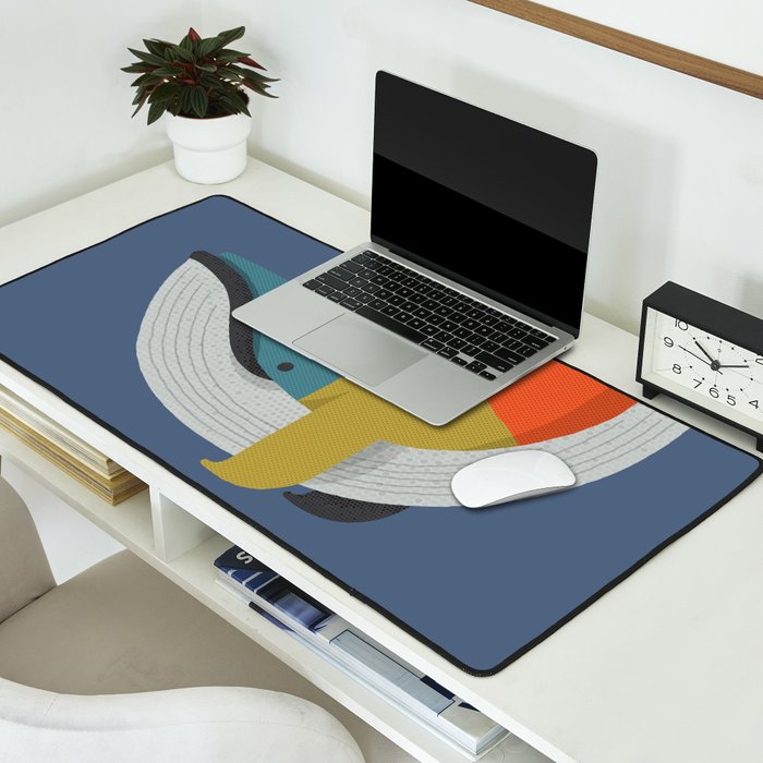 Blue Whale Desk Mat Gallery Image 2