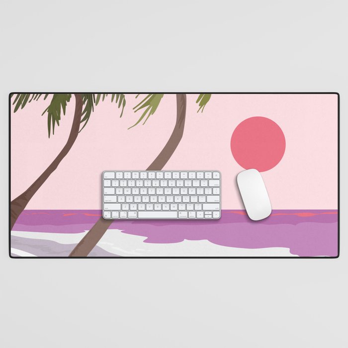 Tropical Landscape 01 Desk Mat Gallery Image 1