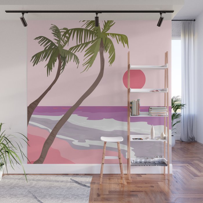 Tropical Landscape 01 Wall Mural Gallery Image 1