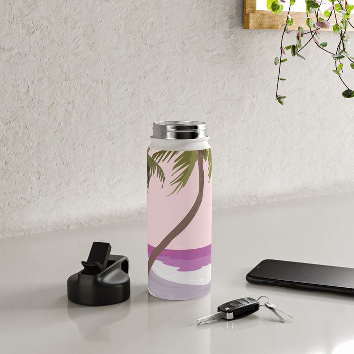 Tropical Landscape 01 Water Bottle Gallery Image 4