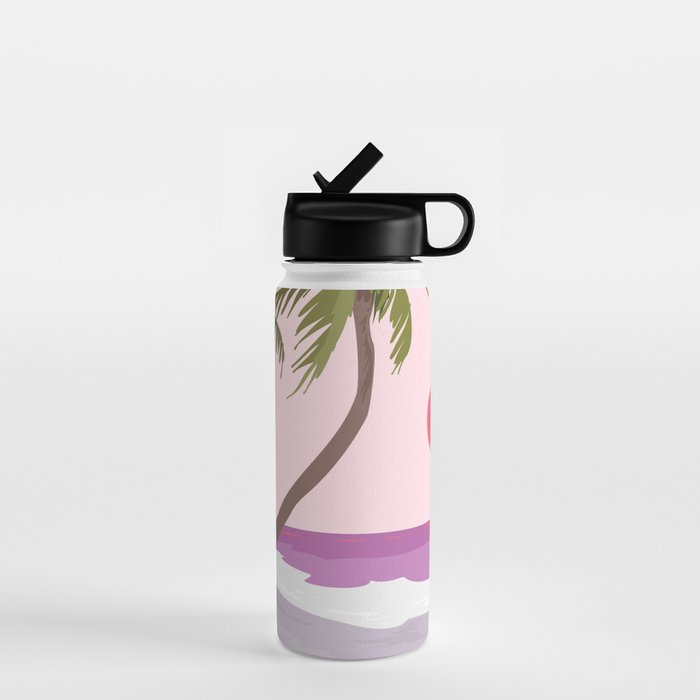 Tropical Landscape 01 Water Bottle Gallery Image 1
