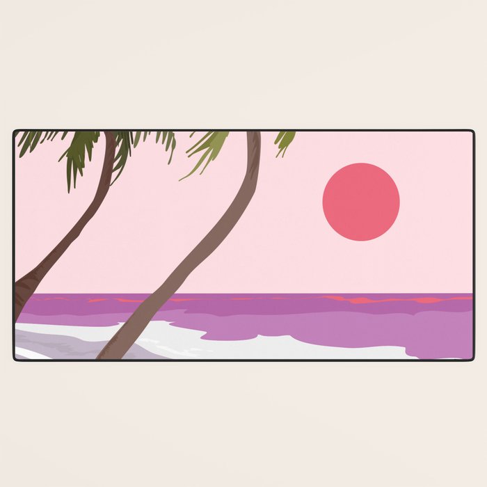 Tropical Landscape 01 Desk Mat Gallery Image 3