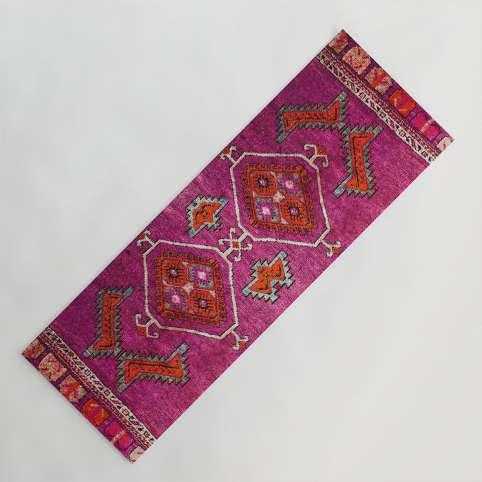 vintage Moroccan carpet Yoga Mat Gallery Image 1