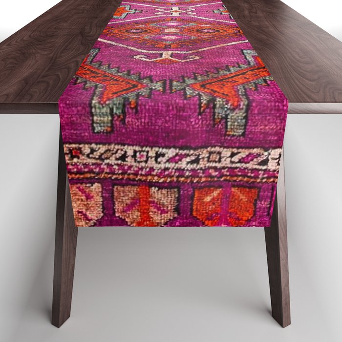 vintage Moroccan carpet Table Runner Gallery Image 1