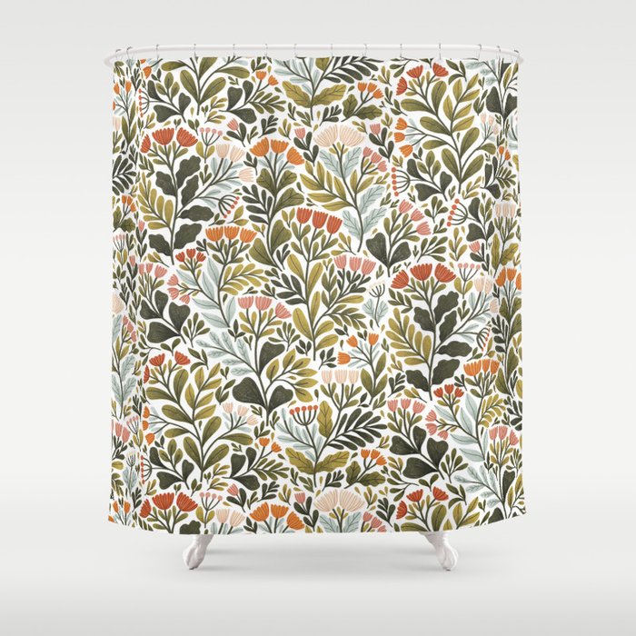 Month of May ~ white Shower Curtain Gallery Image 1