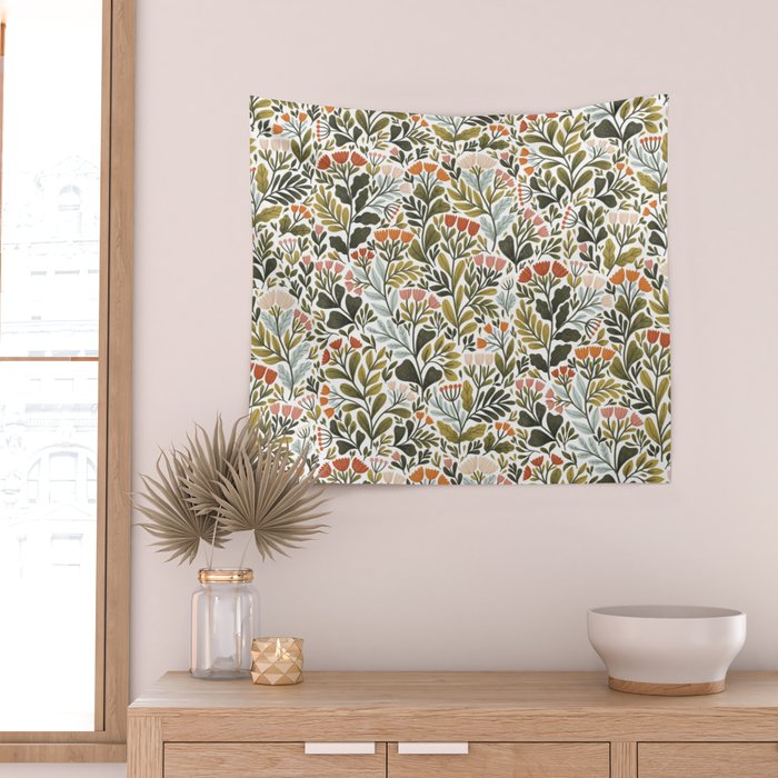 Month of May ~ white Wall Tapestry Gallery Image 2