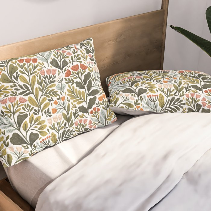 Month of May ~ white Pillow Sham Gallery Image 2