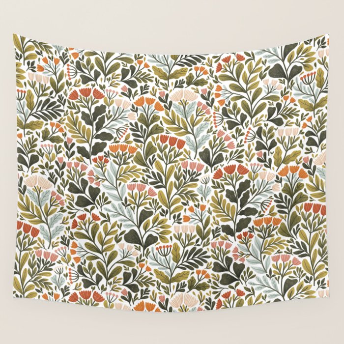 Month of May ~ white Wall Tapestry Gallery Image 4