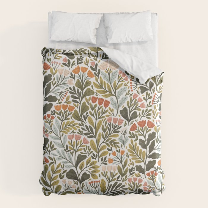 Month of May ~ white Duvet Cover Gallery Image 6