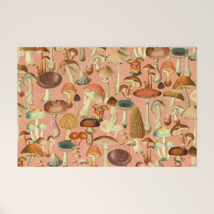 Mushroom Forest Welcome Mat Gallery Image 1