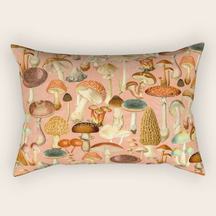 Mushroom Forest Rectangular Pillow Gallery Image 1