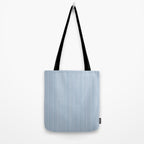 Classic Blue Mini Vertical Mattress Ticking Stripe Pattern Tote Bag Gallery Image 2