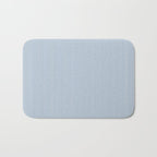 Classic Blue Mini Vertical Mattress Ticking Stripe Pattern Bath Mat Gallery Image 1